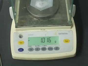 The balance display, from the glasses